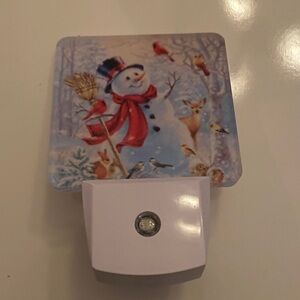 Festive Snowman Night Light